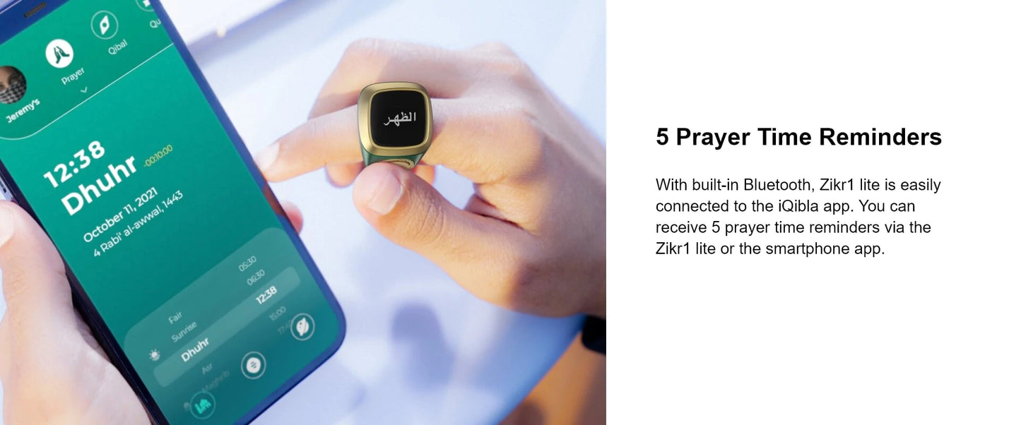 iQibla Zikr Ring Lite